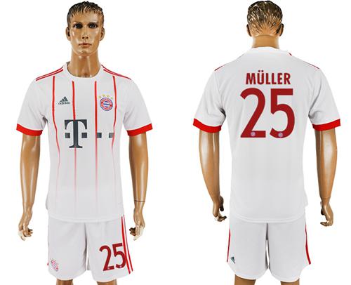 Bayern Munchen #25 Muller Sec Away Soccer Club Jersey - Click Image to Close